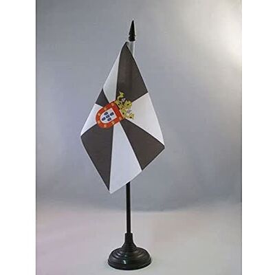 AZ FLAG Tischflagge Ceuta 15x10 cm Polyester 100D Kunststoffsockel Für innen Ceuta Stadt Tischflagge genähte Ausführung mit verstärkten Kanten mit Kunststoffstab 100D Polyester AZ FLAG Tischflagge Ceuta 15x10 cm Polyester 100D Kunststoffsockel Für innen Ceuta Stadt Tischflagge genähte Ausführung mit verstärkten Kanten mit Kunststoffstab 100D Polyester