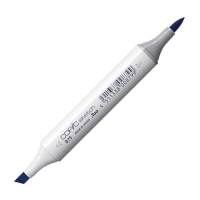 Copic Sketch Marker Typ B 79, Iris, professioneller Pinselmarker, mit einer Super-Brush-Spitze und einer Medium-Broad-Spitze Copic Sketch Marker Typ B 79, Iris, professioneller Pinselmarker, mit einer Super-Brush-Spitze und einer Medium-Broad-Spitze
