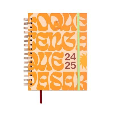 UO Schülerkalender und was auch immer Sie tun müssen, Tagesansicht: beginnt im September 2024 und endet im August 2025, Hardcover, mit 127 Stickern, Gummiband und Registerband, Orange UO Schülerkalender und was auch immer Sie tun müssen, Tagesansicht: beginnt im September 2024 und endet im August 2025, Hardcover, mit 127 Stickern, Gummiband und Registerband, Orange