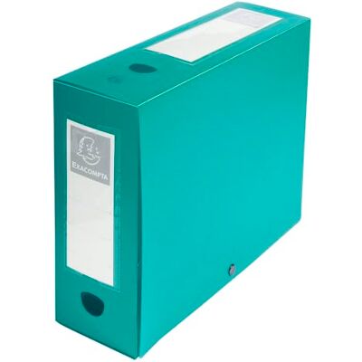 Exacompta 59933E 10er Pack Sammelbox OPAK 100mm mit Druckknopf aus blickdichtem Kunststoff für DIN A4 Archivbox Heftbox Zeichenbox Sammelmappe grün Exacompta 59933E 10er Pack Sammelbox OPAK 100mm mit Druckknopf aus blickdichtem Kunststoff für DIN A4 Archivbox Heftbox Zeichenbox Sammelmappe grün