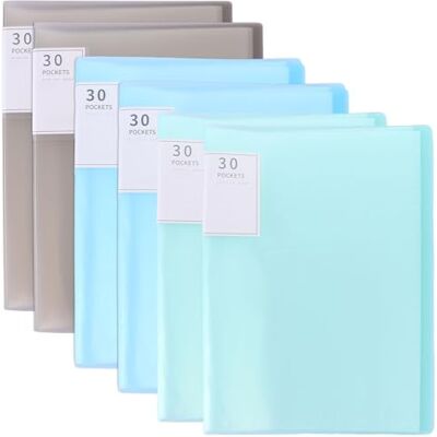 ASelected ASelelcted Sichtbuch, A4, 30 Hüllen, Sichtmappe mit Kunststoffhüllen, Präsentationshüllen, Kunststoffhüllen für Einzelpersonen, Schule, Büro, 3 Farben, 6 Stück ASelected ASelelcted Sichtbuch, A4, 30 Hüllen, Sichtmappe mit Kunststoffhüllen, Präsentationshüllen, Kunststoffhüllen für Einzelpersonen, Schule, Büro, 3 Farben, 6 Stück