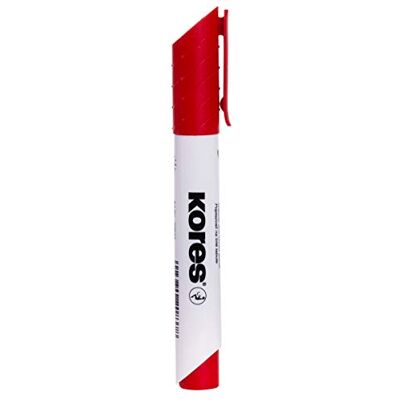 Kores Whiteboard Marker, 3-5 mm Keilspitze, 12 Stück, rot Kores Whiteboard Marker, 3-5 mm Keilspitze, 12 Stück, rot