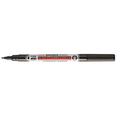 uni-ball Super Ink Permanentmarker schnelltrocknend bleicht nicht aus 0,9 mm Strichbreite 12 Stück uni-ball Super Ink Permanentmarker schnelltrocknend bleicht nicht aus 0,9 mm Strichbreite 12 Stück