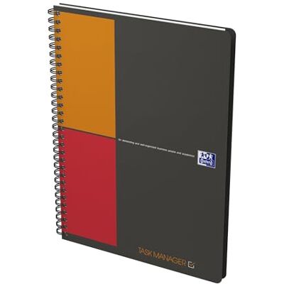 Herlitz Oxford Spiralbuch International Task Manager, B5 – 80 Blatt, Doppelspirale, PP-Einband – Ideal für Aufgabenplanung & Notizen Herlitz Oxford Spiralbuch International Task Manager, B5 – 80 Blatt, Doppelspirale, PP-Einband – Ideal für Aufgabenplanung & Notizen
