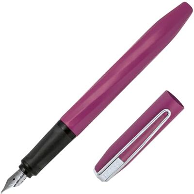 Online Wild Berry Füller Slope, Iridiumfeder Strichstärke M, für Standard-Tintenpatronen, ergonomisches Griffstück, für Rechtshänder, für Schule und Büro Online Wild Berry Füller Slope, Iridiumfeder Strichstärke M, für Standard-Tintenpatronen, ergonomisches Griffstück, für Rechtshänder, für Schule und Büro