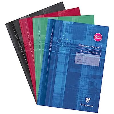 Clairefontaine 3039C Anwesenheitsheft für Lehrer A4 16 Blatt sortiert Clairefontaine 3039C Anwesenheitsheft für Lehrer A4 16 Blatt sortiert