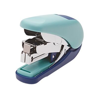 PLUS Mini-Flachhefter ST-010V, Tacker, Heftgerät mit Kraftunterstützung, Heftleistung 20 Blatt, inklusive 300 Heftklammern No. 10, 1 Stück, Blau PLUS Mini-Flachhefter ST-010V, Tacker, Heftgerät mit Kraftunterstützung, Heftleistung 20 Blatt, inklusive 300 Heftklammern No. 10, 1 Stück, Blau