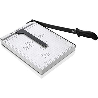 COOCHEER Papierschneider A4 Hebelschneider Fotoschneider Hebelschneider Schneidemaschine Schneidergerät für Schule und Büro, 325 x 255mm, Schnittlänge 470mm COOCHEER Papierschneider A4 Hebelschneider Fotoschneider Hebelschneider Schneidemaschine Schneidergerät für Schule und Büro, 325 x 255mm, Schnittlänge 470mm