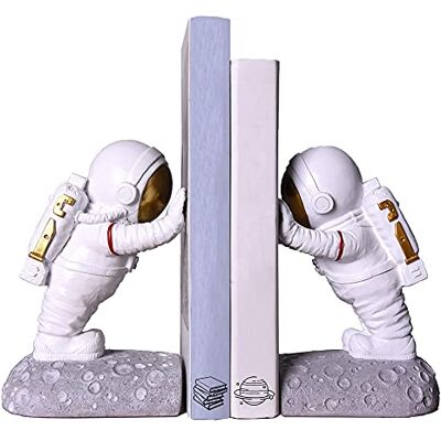 Joyvano Astronaut Buchstützen - Weltraum Dekor Buchstützen - Raumfahrt Thema Buchstützen Joyvano Astronaut Buchstützen - Weltraum Dekor Buchstützen - Raumfahrt Thema Buchstützen