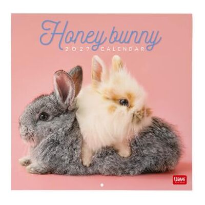 LEGAMI – Kalender 2027 Wandkalender, Honey Bunny, 12 Monate, 30 x 29 cm LEGAMI – Kalender 2027 Wandkalender, Honey Bunny, 12 Monate, 30 x 29 cm