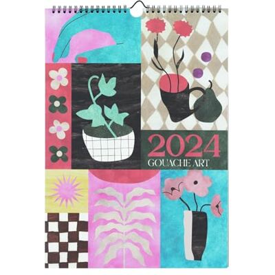 Grupo Erik Kokonote Kalender 2024 Wandkalender 2024 Appointment Gouache Art Kalender 2024 Familienplaner 28 x 39,7 cm 12 Monate Grupo Erik Kokonote Kalender 2024 Wandkalender 2024 Appointment Gouache Art Kalender 2024 Familienplaner 28 x 39,7 cm 12 Monate