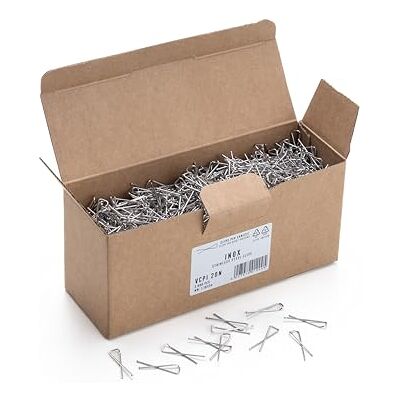 Dell Hemdenverpackungsclips aus Edelstahl AISI 304 mm. 1,16 x 34 Karton mit 2.000 Stück Made in Italy Dell Hemdenverpackungsclips aus Edelstahl AISI 304 mm. 1,16 x 34 Karton mit 2.000 Stück Made in Italy