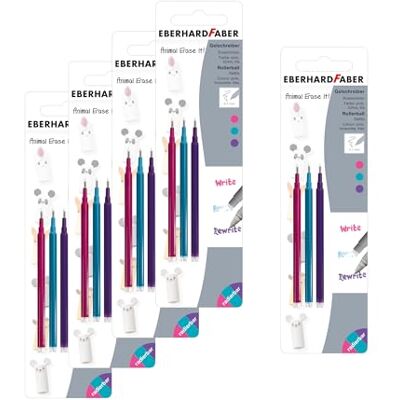 Eberhard Faber - Radierbare Gelschreiber Minen, 15 Stück Eberhard Faber - Radierbare Gelschreiber Minen, 15 Stück