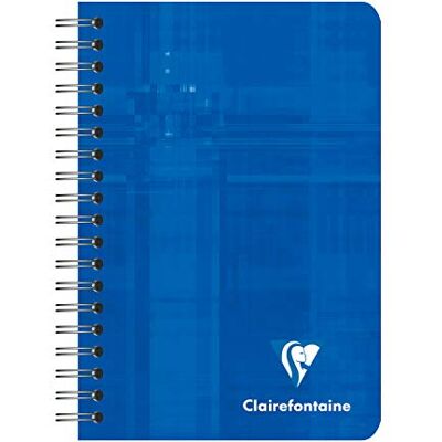 Clairefontaine 8500C Packung mit 5 Notizbücher mit Spiralbindung, 9 x 14 cm, blanko, 90 g, 90 Blatt, farbig sortiert, 1 Pack Clairefontaine 8500C Packung mit 5 Notizbücher mit Spiralbindung, 9 x 14 cm, blanko, 90 g, 90 Blatt, farbig sortiert, 1 Pack