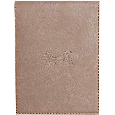 Rhodia 128104C Notizblock N.12 kariert mit Schutzhülle Kunstleder Grau Rhodia 128104C Notizblock N.12 kariert mit Schutzhülle Kunstleder Grau