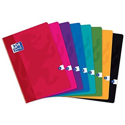 Oxford 100100563 Schulheft, DIN A4, kariert, 48 Blatt, mit Rand Oxford 100100563 Schulheft, DIN A4, kariert, 48 Blatt, mit Rand