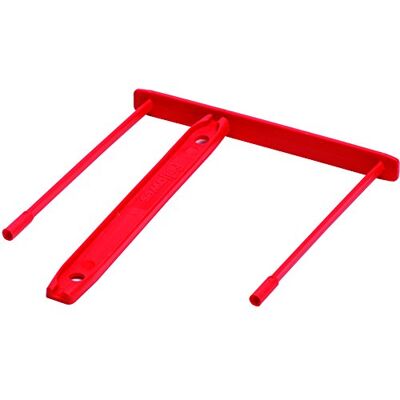 BANKERS BOX 0089601 Archivclip, 85 mm, 100% recycelt, 100 Stück, rot BANKERS BOX 0089601 Archivclip, 85 mm, 100% recycelt, 100 Stück, rot