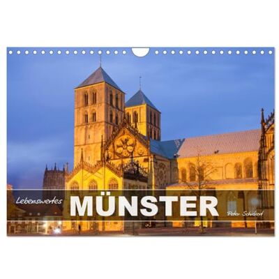 CALVENDO Münster, une ville où il fait bon vivre (Calendrier mural 2027 DIN A4 vertical), calendrier mensuel CALVENDO Münster, une ville où il fait bon vivre (Calendrier mural 2027 DIN A4 vertical), calendrier mensuel
