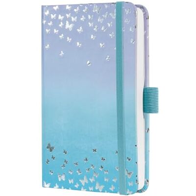 Sigel J5346 Wochenplaner Jolie 2025, Butterfly Confetti Candy, ca. A6, Hardcover, Gummiband, Stiftschlaufe, Einstecktasche, 174 Seiten, vegan, Kalender aus nachhaltigem Papier, Terminplaner Sigel J5346 Wochenplaner Jolie 2025, Butterfly Confetti Candy, ca. A6, Hardcover, Gummiband, Stiftschlaufe, Einstecktasche, 174 Seiten, vegan, Kalender aus nachhaltigem Papier, Terminplaner