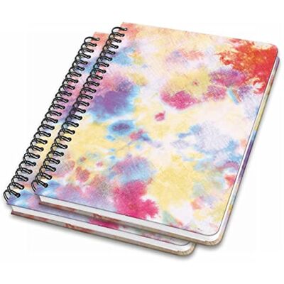 Sigel JN608/2 Spiralblock A5 dotted, Notizblock Bullet Journal Jolie, 100 g/m², Batik, 120 Seiten, vegan, aus nachhaltigem Papier hergestellt Sigel JN608/2 Spiralblock A5 dotted, Notizblock Bullet Journal Jolie, 100 g/m², Batik, 120 Seiten, vegan, aus nachhaltigem Papier hergestellt