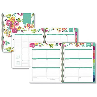 Blue Sky Day Designer for 2023 Wochen- und Monatsplaner 21,6 x 27,9 cm, transparenter Tascheneinband, Spiralbindung, Peyton White (103618-23) Blue Sky Day Designer for 2023 Wochen- und Monatsplaner 21,6 x 27,9 cm, transparenter Tascheneinband, Spiralbindung, Peyton White (103618-23)