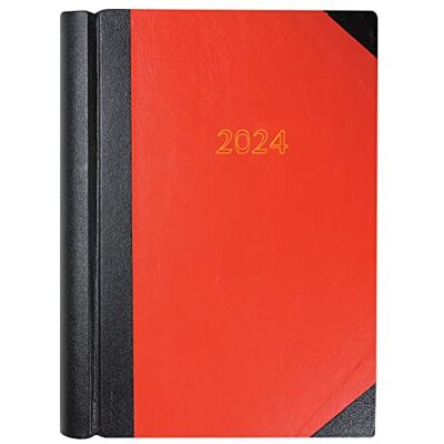 Collins Debden Standard Desk Terminplaner 2024, A4, zwei Seiten pro Tag, Business-Terminplaner und Organizer, Januar bis Dezember 2024, Tagesplaner, Rot, 42.15-24 Collins Debden Standard Desk Terminplaner 2024, A4, zwei Seiten pro Tag, Business-Terminplaner und Organizer, Januar bis Dezember 2024, Tagesplaner, Rot, 42.15-24