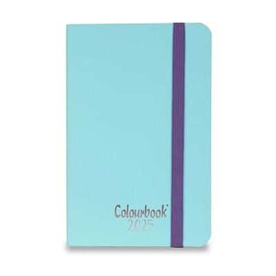 Colourbook Vogue Tageskalender 2025, Verschluss mit Gummiband (Tiffany) Colourbook Vogue Tageskalender 2025, Verschluss mit Gummiband (Tiffany)