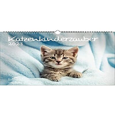 Seelenzauber Katzenkinderzauber DIN A3 Kalender für 2023 Katzenkinder Katzenbabys , mehrfarbig, KN2023-3W-0008-D-0 Seelenzauber Katzenkinderzauber DIN A3 Kalender für 2023 Katzenkinder Katzenbabys , mehrfarbig, KN2023-3W-0008-D-0