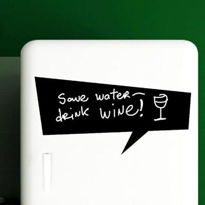 AMBIANCE STICKER Wanddekor Kreidetafel Textbox - 55x110cm AMBIANCE STICKER Wanddekor Kreidetafel Textbox - 55x110cm