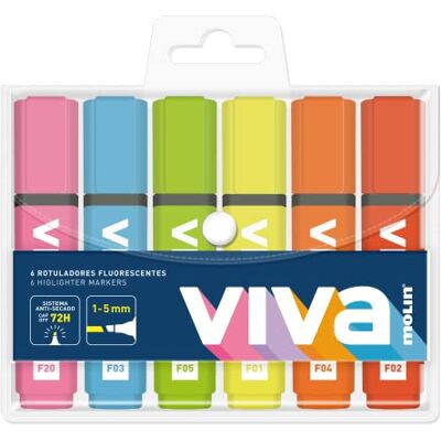 Molin Lebendige Textmarker, 6 Stück Molin Lebendige Textmarker, 6 Stück
