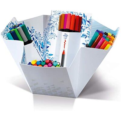 edding Colour Happy Big Box 70er Set Pinselstifte, Fasermaler, Gelroller, Pastellstift, Fineliner Farbmixer für Farbverläufe großes Set fürs Zeichnen, Malen, Hand-Lettering, Bullet-Journals edding Colour Happy Big Box 70er Set Pinselstifte, Fasermaler, Gelroller, Pastellstift, Fineliner Farbmixer für Farbverläufe großes Set fürs Zeichnen, Malen, Hand-Lettering, Bullet-Journals