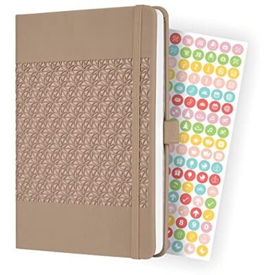 Sigel J3201 Wochenkalender Jolie 2023 ca. A5 braun Hardcover Gummiband, Stiftschlaufe, Einstecktasche 174 S. FSC-zertifiziert Terminplaner Sigel J3201 Wochenkalender Jolie 2023 ca. A5 braun Hardcover Gummiband, Stiftschlaufe, Einstecktasche 174 S. FSC-zertifiziert Terminplaner