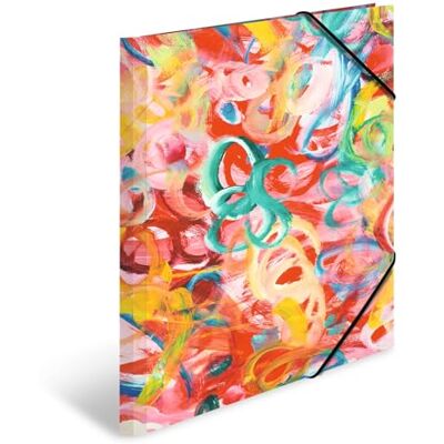 HERMA Sammelmappen A3 Malerei Set, 3 Stück, Kinder Eckspanner-Mappen aus Pappe mit Kunst Motiv, Gummizug, Innenklappen und Innendruck für Jungen und Mädchen HERMA Sammelmappen A3 Malerei Set, 3 Stück, Kinder Eckspanner-Mappen aus Pappe mit Kunst Motiv, Gummizug, Innenklappen und Innendruck für Jungen und Mädchen