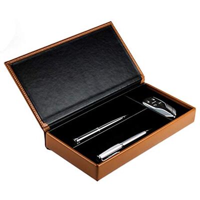 DELMON VARONE Personalisierbarer Ablagekasten mit Deckel Premium Leder Cambridge braun Organizer für Kugelschreiber, Füller & Schreibutensilien Stifte-Aufbewahrung für Schreibtisch mit 3 Fächer DELMON VARONE Personalisierbarer Ablagekasten mit Deckel Premium Leder Cambridge braun Organizer für Kugelschreiber, Füller & Schreibutensilien Stifte-Aufbewahrung für Schreibtisch mit 3 Fächer