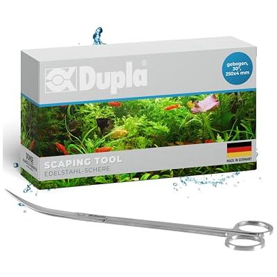 Dupla Scaper’s Tools Edelstahl-Schere gebogen I 30° 250 x 4 mm I Präzisions-Pflanzenschere für Aquascaper I Exaktes Schneiden und Formen von Aquarienpflanzen I Zubehör für Aquascaping Dupla Scaper’s Tools Edelstahl-Schere gebogen I 30° 250 x 4 mm I Präzisions-Pflanzenschere für Aquascaper I Exaktes Schneiden und Formen von Aquarienpflanzen I Zubehör für Aquascaping
