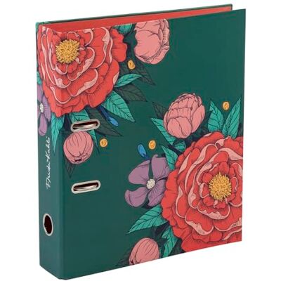 Clairefontaine 116223C Ordner Ringbuch Frida Kahlo, für DIN A4, 26 x 32 cm, Rückenbreite 7cm, hohe Aufbewahrungskapazität, 1 Stück Clairefontaine 116223C Ordner Ringbuch Frida Kahlo, für DIN A4, 26 x 32 cm, Rückenbreite 7cm, hohe Aufbewahrungskapazität, 1 Stück