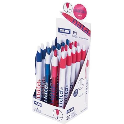 MILAN ® P1 nata® 624 Displaybox, 20 Stück, blaue Tinte MILAN ® P1 nata® 624 Displaybox, 20 Stück, blaue Tinte