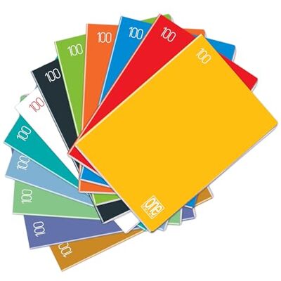 Blasetti One Color A4-Heft, Maxi-Hefte mit Jolly Page, Packung mit 10 Stück, Papier 100g, einfarbiger Einband Lineatur 1R Blasetti One Color A4-Heft, Maxi-Hefte mit Jolly Page, Packung mit 10 Stück, Papier 100g, einfarbiger Einband Lineatur 1R