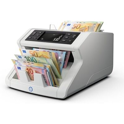 Safescan 2265 Geldzählmaschine, Wertzählung für gemischte EUR- und GBP-Banknoten Banknotenzähler mit 6-facher Echtheitsprüfung zählt sortierte Banknoten aller Währungen Safescan 2265 Geldzählmaschine, Wertzählung für gemischte EUR- und GBP-Banknoten Banknotenzähler mit 6-facher Echtheitsprüfung zählt sortierte Banknoten aller Währungen