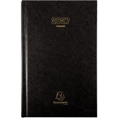 Exacompta 38271E Büro-Kalender, quadratisch, 13,5 x 21 cm, Januar bis Dezember Jahr 2021, Schwarz Exacompta 38271E Büro-Kalender, quadratisch, 13,5 x 21 cm, Januar bis Dezember Jahr 2021, Schwarz