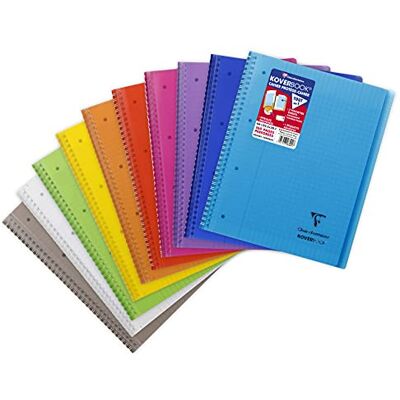 Clairefontaine 396401C Spiralheft Koverbook A4+ 80 Blatt Seyes 90g sortiert Clairefontaine 396401C Spiralheft Koverbook A4+ 80 Blatt Seyes 90g sortiert