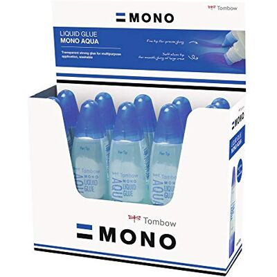 Tombow PT-WTC-10P Flüssigkleber ultra stark mit zwei Spitzen, 10er-Pack Tombow PT-WTC-10P Flüssigkleber ultra stark mit zwei Spitzen, 10er-Pack