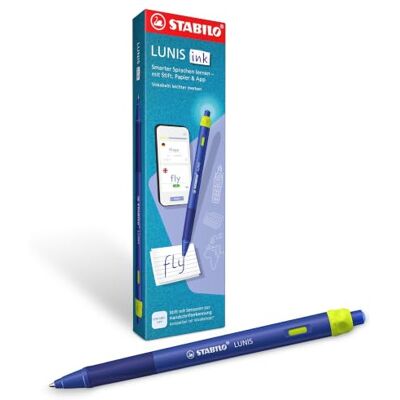 STABILO Smarter Kugelschreiber LUNIS Ink Vokabel-Lernbegleiter ab 10 Jahren blau STABILO Smarter Kugelschreiber LUNIS Ink Vokabel-Lernbegleiter ab 10 Jahren blau