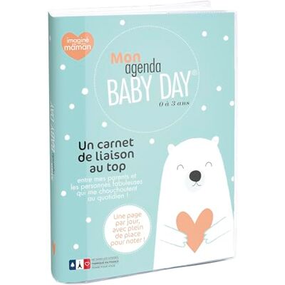 Exacompta Baby-Day 21101e Terminkalender für Bindung und Leben zwischen den Eltern und der Ernährung, personalisierbar, PVC Exacompta Baby-Day 21101e Terminkalender für Bindung und Leben zwischen den Eltern und der Ernährung, personalisierbar, PVC