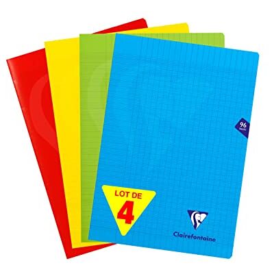 Clairefontaine 294161AMZC 4 Hefte Mimesys A4 48 Blatt Seyes 90g sortiert Clairefontaine 294161AMZC 4 Hefte Mimesys A4 48 Blatt Seyes 90g sortiert