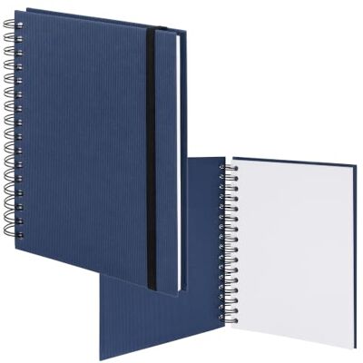 Rössler S.O.H.O. Notizbuch A5 blanko mit Gummizug Navy Spiralnotizbuch mit Gummizug für Notizen, Skizzen, Bullet Journaling, Ideen und Planung Rössler S.O.H.O. Notizbuch A5 blanko mit Gummizug Navy Spiralnotizbuch mit Gummizug für Notizen, Skizzen, Bullet Journaling, Ideen und Planung