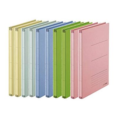 PLUS Japan, Zero Max Platzsparordner farbig sortiert, 10er Pack (1 x 10 Ordner) PLUS Japan, Zero Max Platzsparordner farbig sortiert, 10er Pack (1 x 10 Ordner)