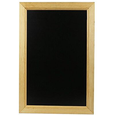 Chalkboards UK Gerahmte Tafel, Holz, Schwarz, A2, 625 x 450 mm Chalkboards UK Gerahmte Tafel, Holz, Schwarz, A2, 625 x 450 mm