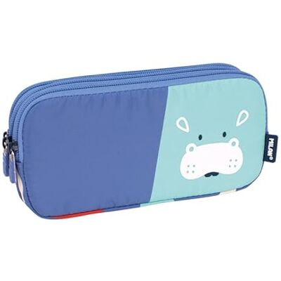 Milan Blau Tier Schulranzen - 3-Reißverschluss, 20x11x6,5cm Milan Blau Tier Schulranzen - 3-Reißverschluss, 20x11x6,5cm