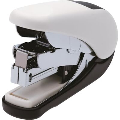 PLUS Mini-Flachhefter ST-010V, Tacker, Heftgerät mit Kraftunterstützung, Heftleistung 20 Blatt, inklusive 300 Heftklammern No. 10, 1 Stück, Weiß PLUS Mini-Flachhefter ST-010V, Tacker, Heftgerät mit Kraftunterstützung, Heftleistung 20 Blatt, inklusive 300 Heftklammern No. 10, 1 Stück, Weiß